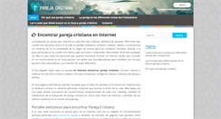 Desktop Screenshot of parejacristiana.com