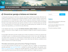 Tablet Screenshot of parejacristiana.com